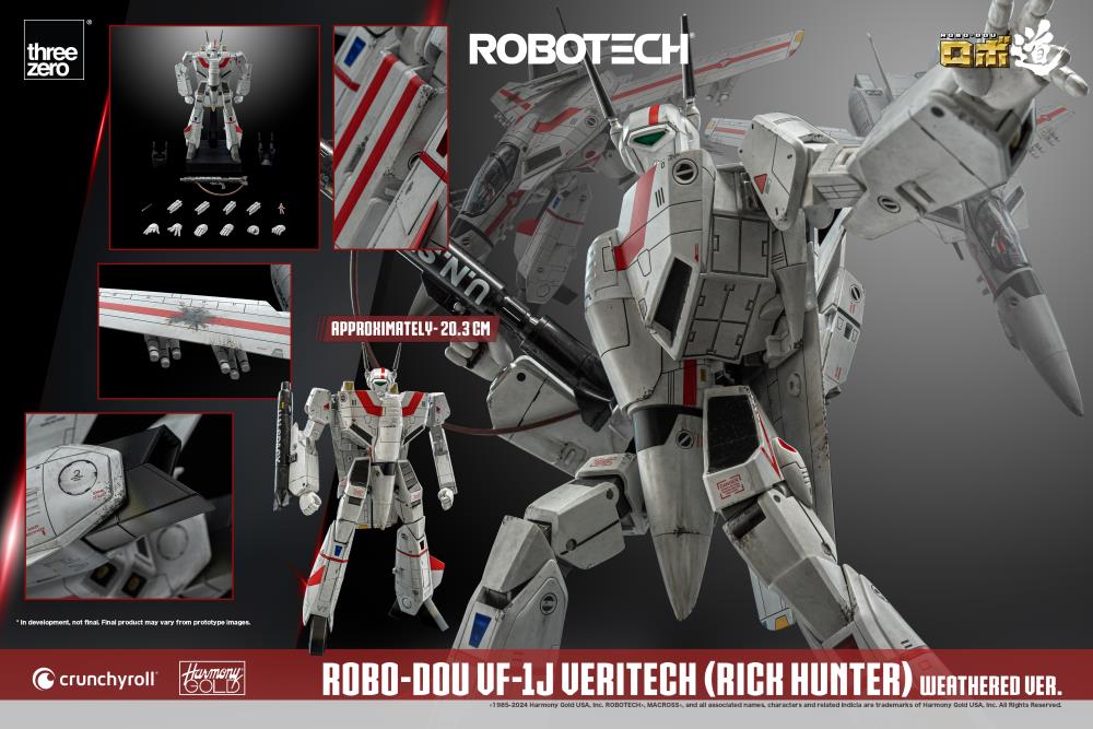 Robotech ROBO-DOU VF-1J Veritech (Rick Hunter Weathered Ver.) BBTS Exclusive Action Figure Gallery Image 14