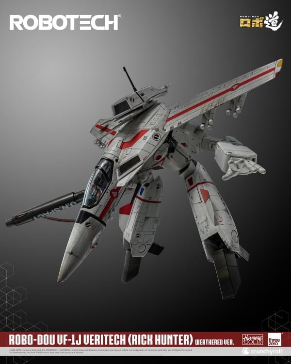 Robotech ROBO-DOU VF-1J Veritech (Rick Hunter Weathered Ver.) BBTS Exclusive Action Figure Gallery Image 8