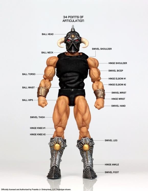 Frank Frazetta's Death Dealer & Steed 1/12 Scale Limited Edition Action Figure Set Gallery Image 10