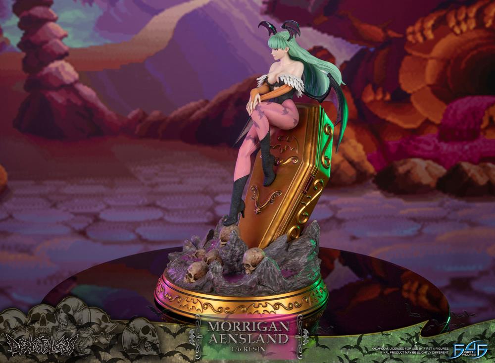Darkstalkers Morrigan Aensland 1/6 Scale Limited Edition Statue Gallery Image 5