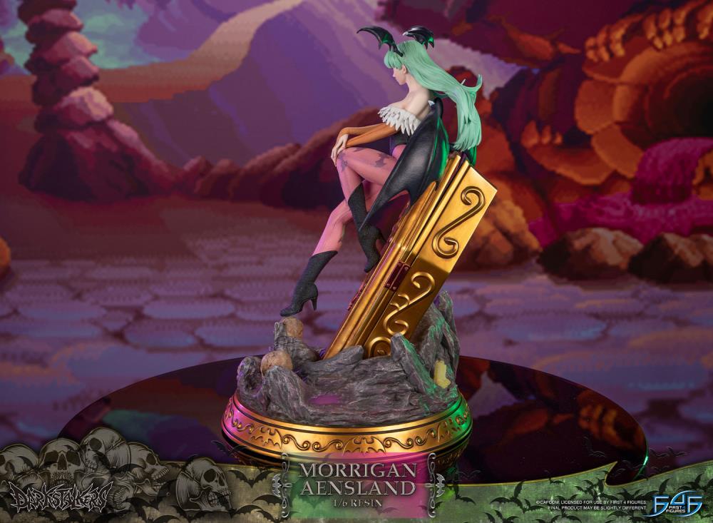 Darkstalkers Morrigan Aensland 1/6 Scale Limited Edition Statue Gallery Image 6