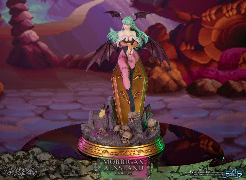 Darkstalkers Morrigan Aensland 1/6 Scale Limited Edition Statue Gallery Image 4