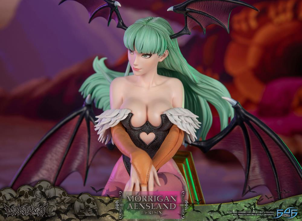 Darkstalkers Morrigan Aensland 1/6 Scale Limited Edition Statue Gallery Image 18