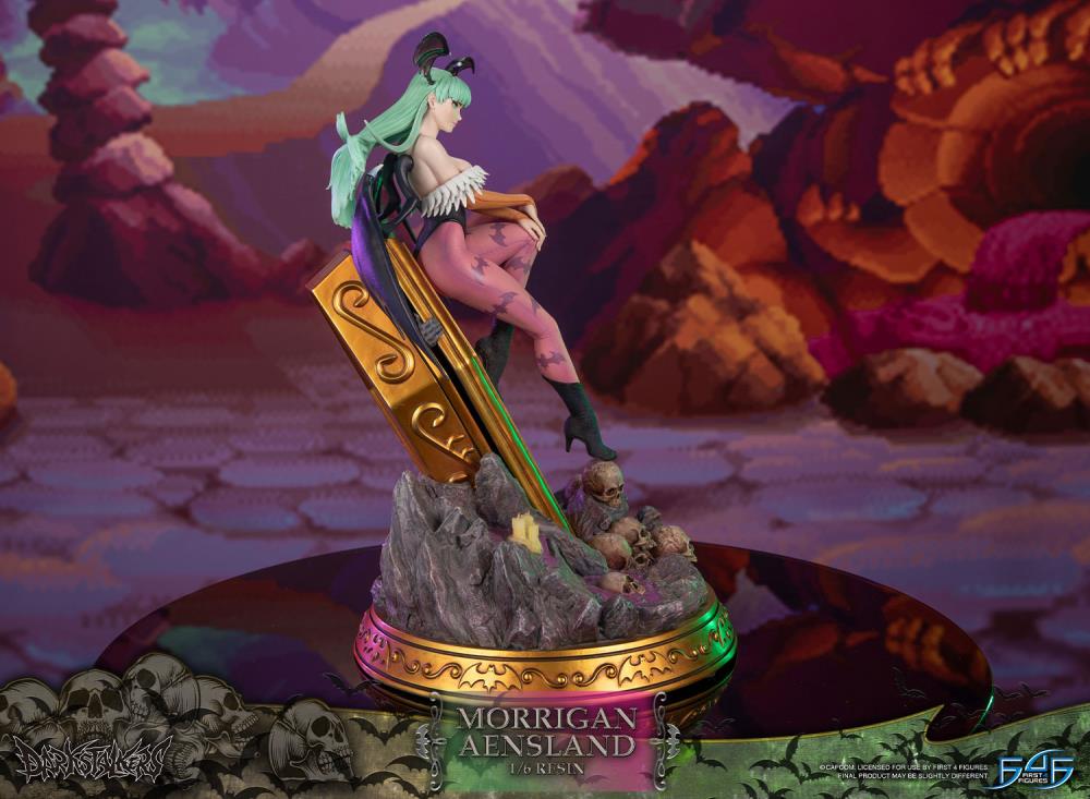 Darkstalkers Morrigan Aensland 1/6 Scale Limited Edition Statue Gallery Image 9