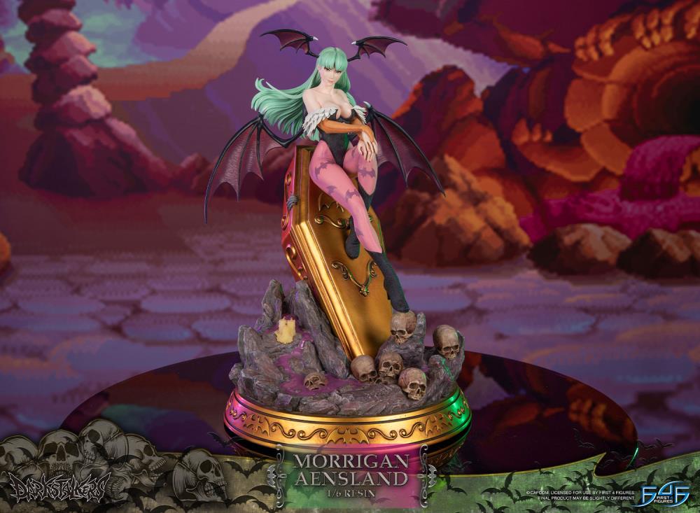 Darkstalkers Morrigan Aensland 1/6 Scale Limited Edition Statue Gallery Image 11