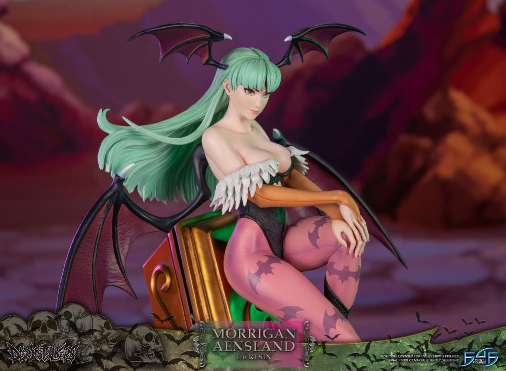 Darkstalkers Morrigan Aensland 1/6 Scale Limited Edition Statue Gallery Image 14