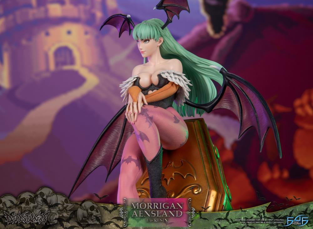 Darkstalkers Morrigan Aensland 1/6 Scale Limited Edition Statue Gallery Image 15