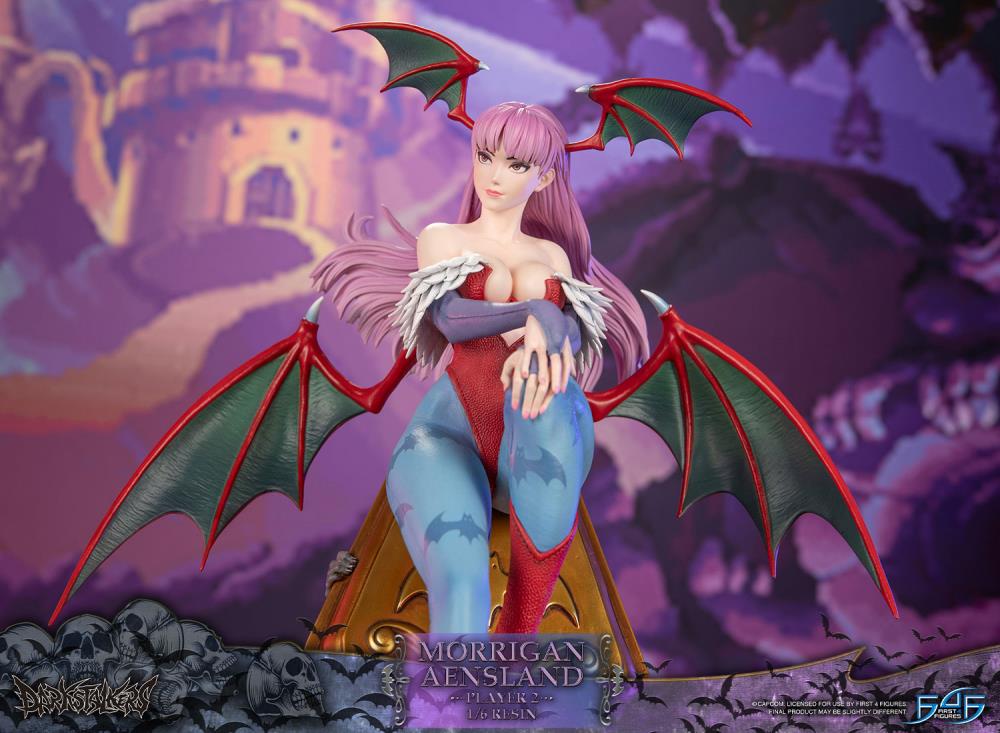 Darkstalkers Morrigan Aensland (Player 2) 1/6 Scale Limited Edition Statue Gallery Image 16