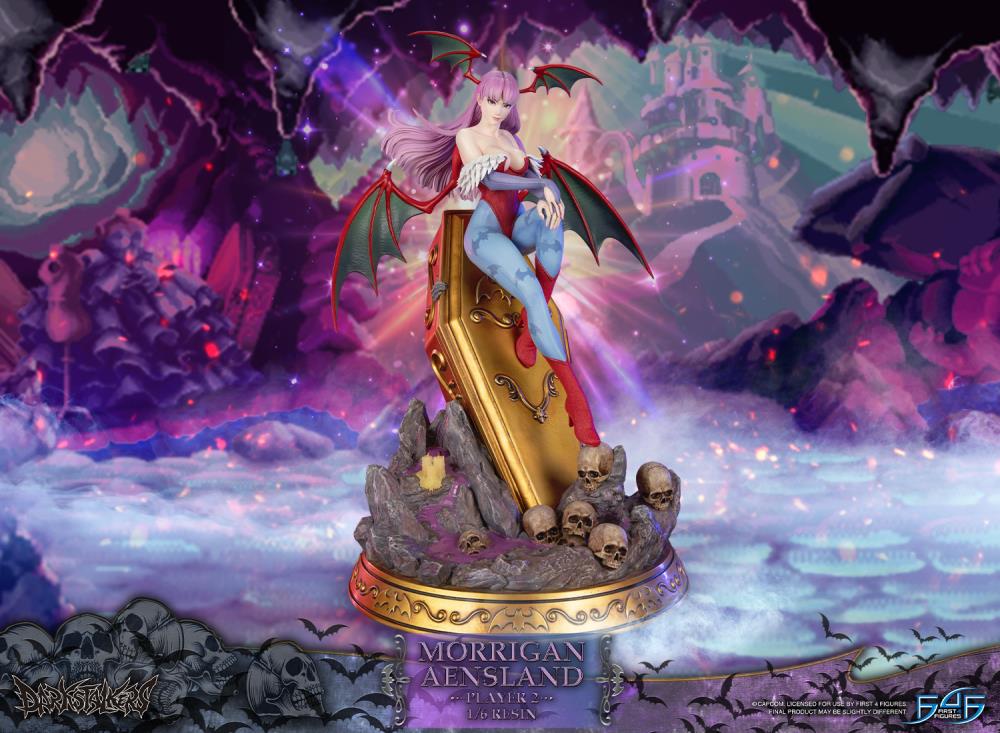 Darkstalkers Morrigan Aensland (Player 2) 1/6 Scale Limited Edition Statue Gallery Image 3