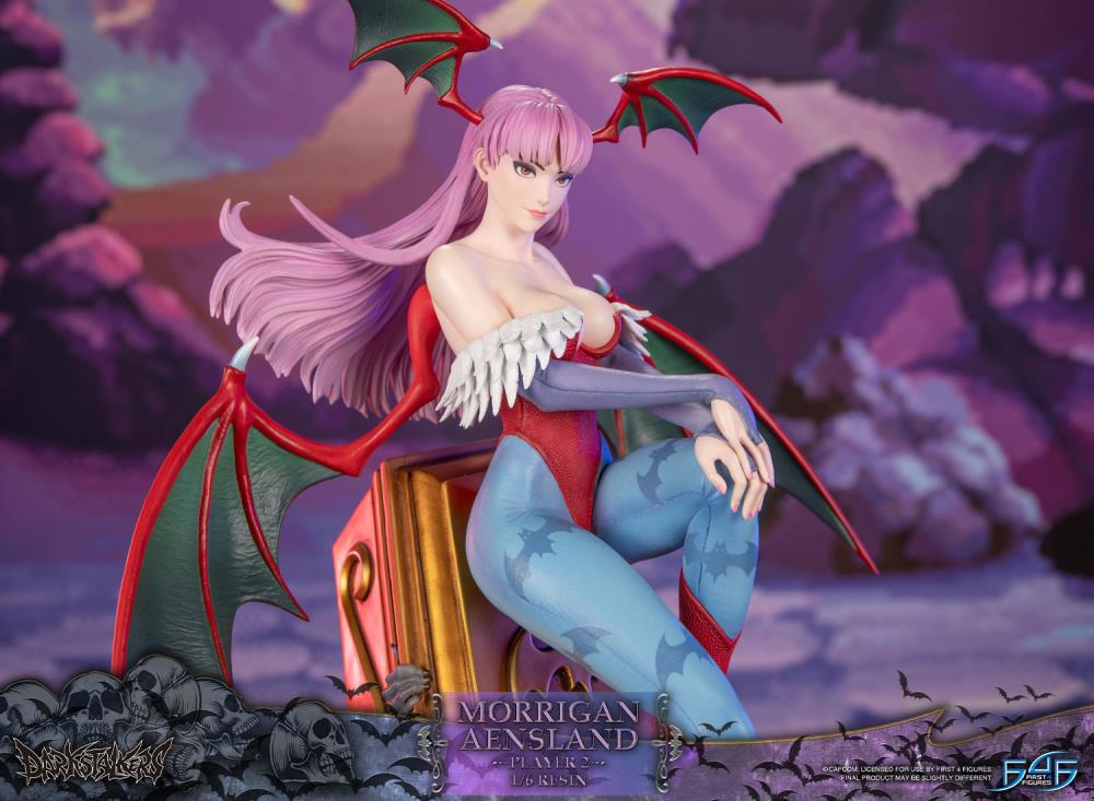 Darkstalkers Morrigan Aensland (Player 2) 1/6 Scale Limited Edition Statue Gallery Image 14