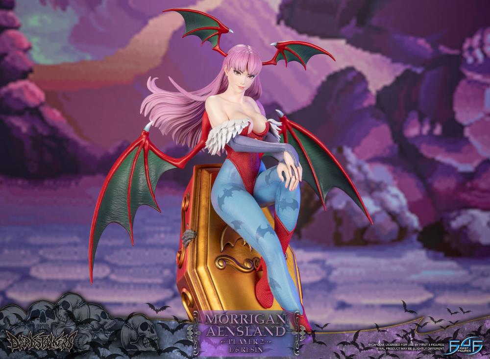 Darkstalkers Morrigan Aensland (Player 2) 1/6 Scale Limited Edition Statue Gallery Image 13