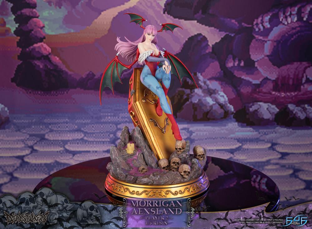 Darkstalkers Morrigan Aensland (Player 2) 1/6 Scale Limited Edition Statue Gallery Image 11