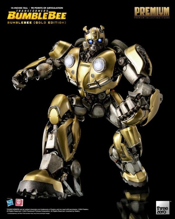 Transformers: Bumblebee Premium Scale Bumblebee (Gold Edition) BBTS Exclusive Limited Edition Figure Gallery Image 9