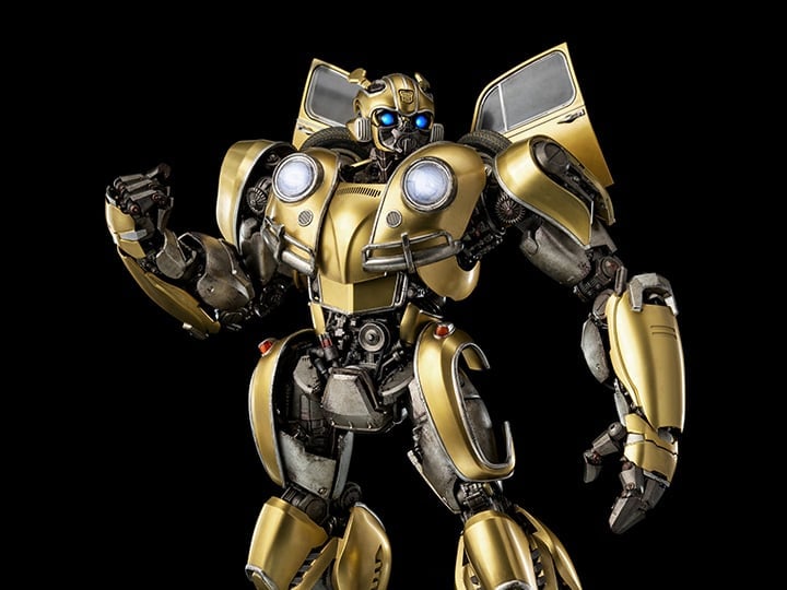新品 threezero DLXバンブルビー ゴールドエディション 限定版 Bumblebee DLX (Gold Edition) Collectible Figure by Threezero