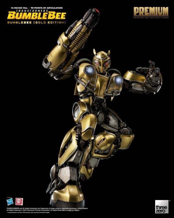 Transformers: Bumblebee Premium Scale Bumblebee (Gold Edition) BBTS Exclusive Limited Edition Figure Gallery Image 12