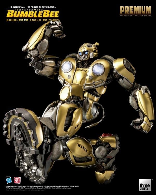 Transformers: Bumblebee Premium Scale Bumblebee (Gold Edition) BBTS Exclusive Limited Edition Figure Gallery Image 7