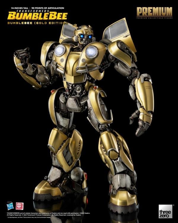 Transformers: Bumblebee Premium Scale Bumblebee (Gold Edition) BBTS Exclusive Limited Edition Figure Gallery Image 4