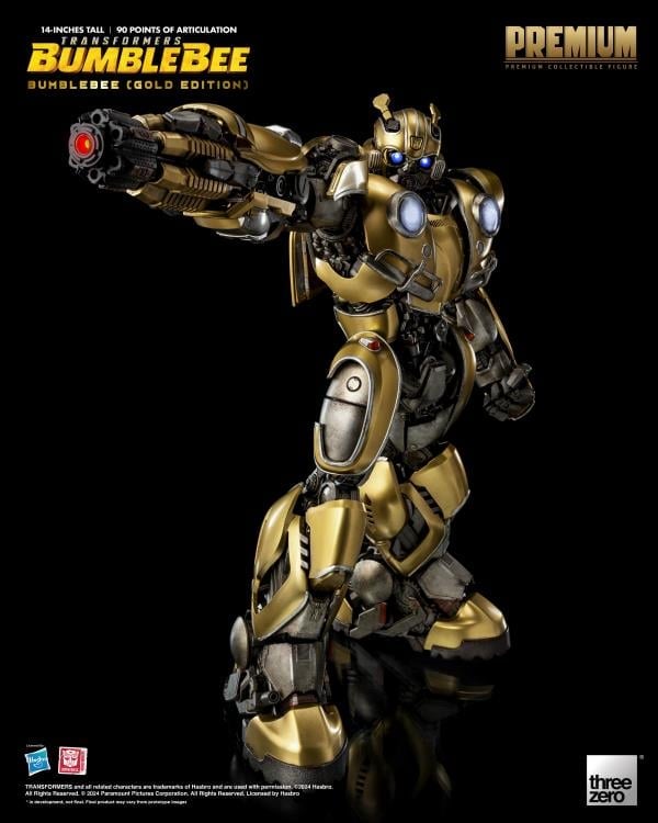 新品 threezero DLXバンブルビー ゴールドエディション 限定版 Transformers: Bumblebee Premium Scale Bumblebee (Gold Edition