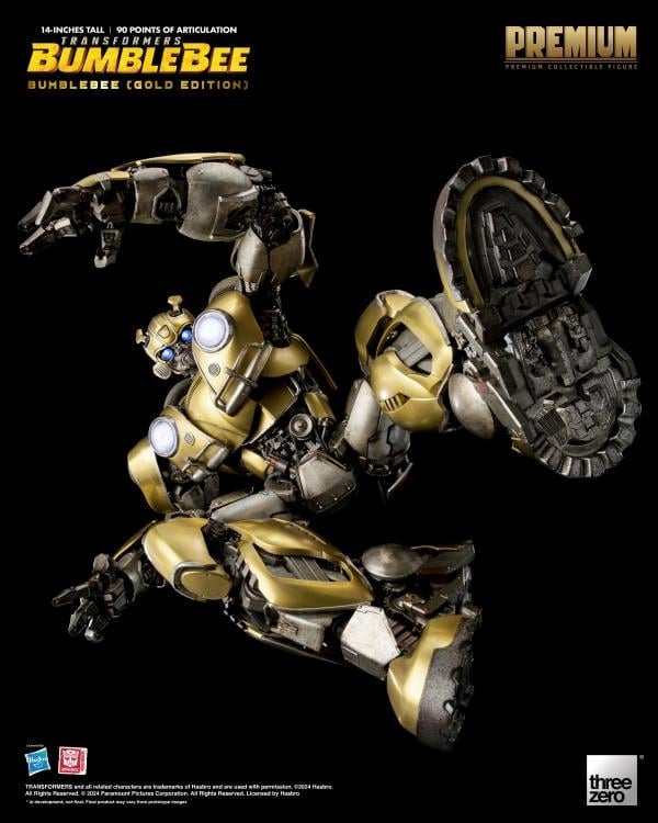 Transformers: Bumblebee Premium Scale Bumblebee (Gold Edition) BBTS Exclusive Limited Edition Figure Gallery Image 5