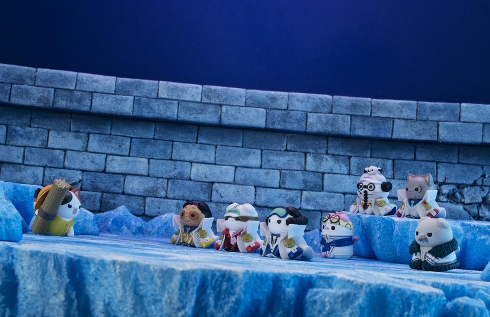One Piece Mega Cat Project Nyan Piece Nyaan! Luffy vs. Marine Box of 8 Figures Gallery Image 13