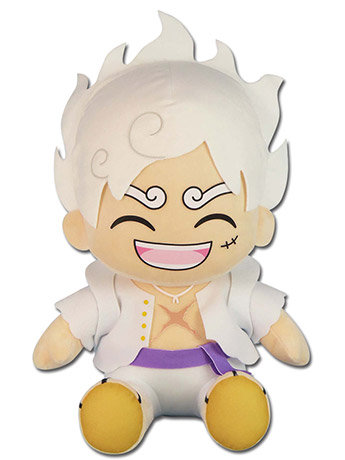 One Piece Gear 5 Luffy (Sitting Laugh) 12" Plush Gallery Image 2