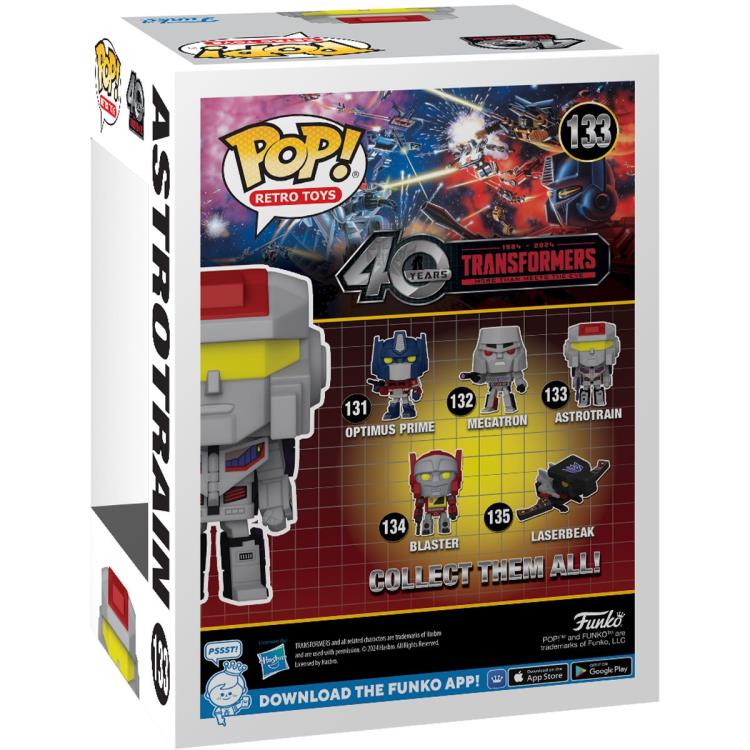 Pop! Retro Toys: Transformers Generation 1 - Astrotrain Gallery Image 5