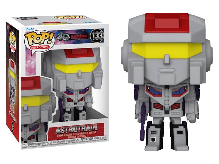 Pop! Retro Toys: Transformers Generation 1 - Astrotrain Gallery Image 1