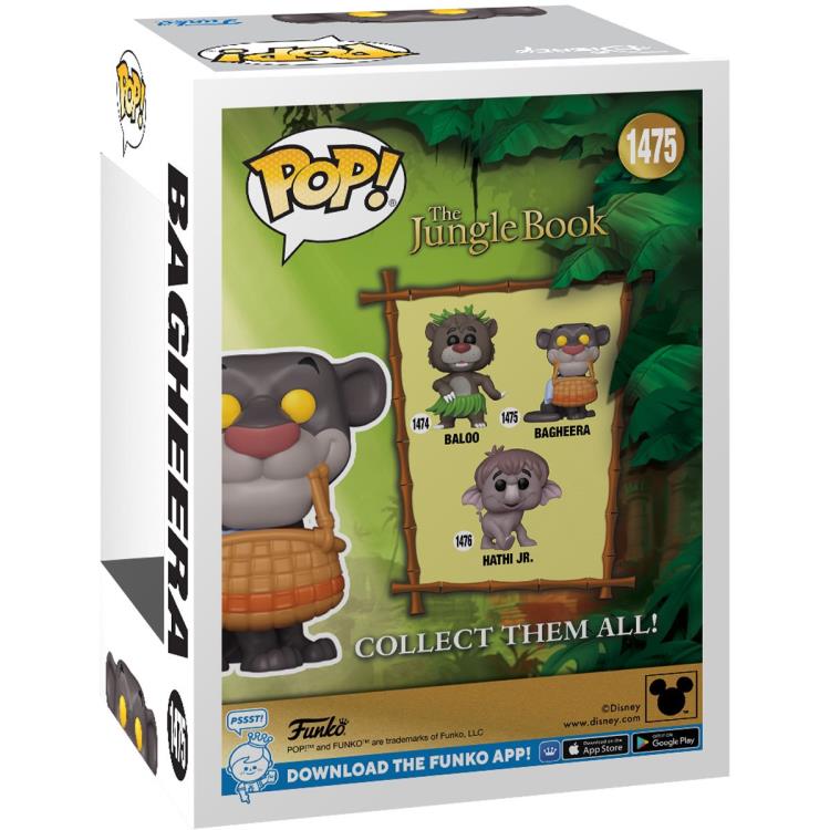 Pop! Disney: The Jungle Book  - Bagheera (with Basket) Gallery Image 5