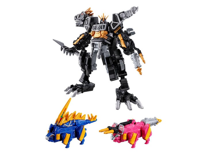 Zyuden Sentai Kyoryuger Mini-Pla Kyoryuzin (Dark Ver.) & Stegotchi