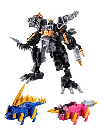 Zyuden Sentai Kyoryuger Mini-Pla Kyoryuzin (Dark Ver.) & Stegotchi