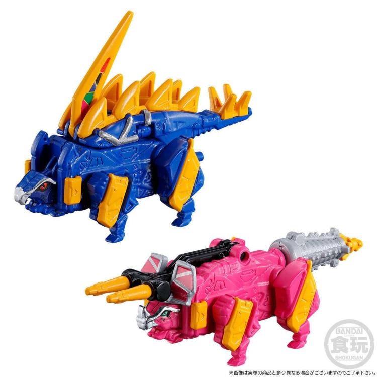 Zyuden Sentai Kyoryuger Mini-Pla Kyoryuzin (Dark Ver.) & Stegotchi
