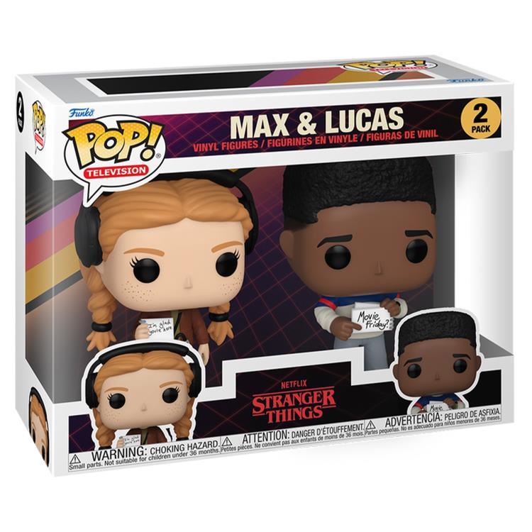 Funko POP! ストレンジャーシングス S4 ルーカス マイク 2点セット Pop! Television: Stranger Things Season 4 - Max & Lucas Two-Pack