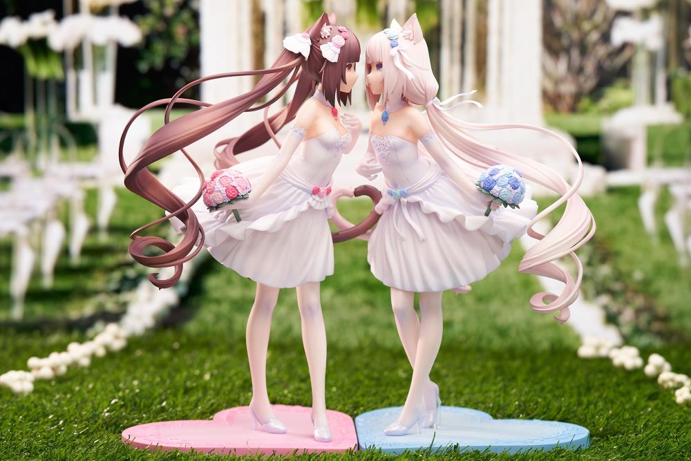 Nekopara Chocola & Vanilla (Vanilla Dream of Eden Ver.) 1/7 Scale Figure Set with Bonus Gallery Image 3