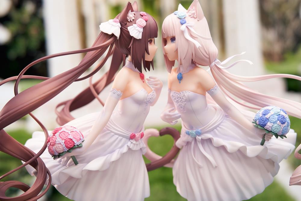 Nekopara Chocola & Vanilla (Vanilla Dream of Eden Ver.) 1/7 Scale Figure Set with Bonus Gallery Image 4