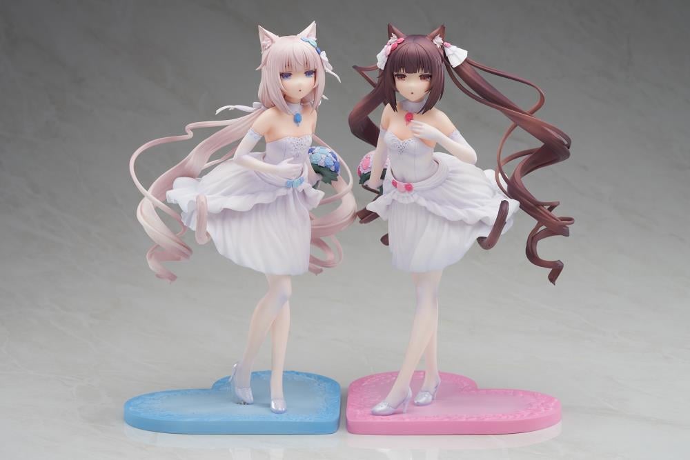 Nekopara Chocola & Vanilla (Vanilla Dream of Eden Ver.) 1/7 Scale Figure Set with Bonus Gallery Image 11