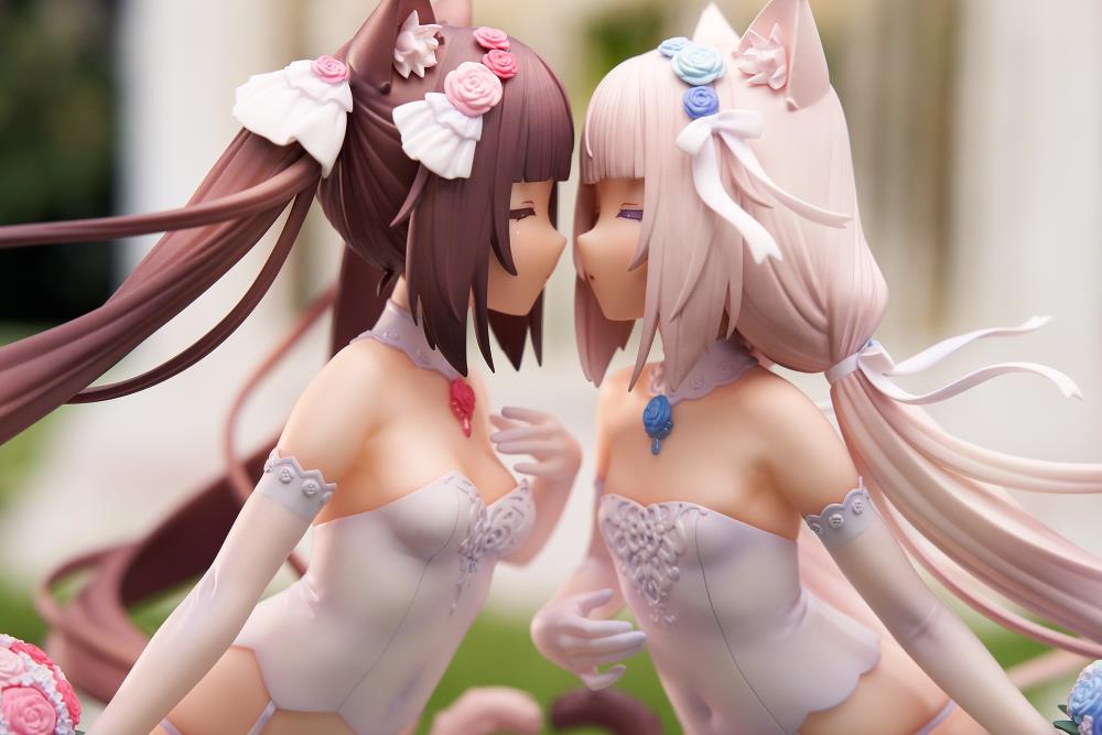 Nekopara Chocola & Vanilla (Vanilla Dream of Eden Ver.) 1/7 Scale Figure Set with Bonus Gallery Image 10