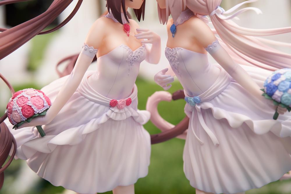 Nekopara Chocola & Vanilla (Vanilla Dream of Eden Ver.) 1/7 Scale Figure Set with Bonus Gallery Image 5