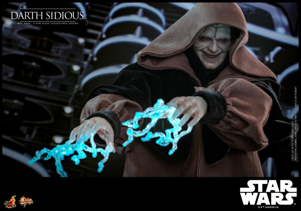 Star Wars: Revenge of the Sith MMS745 Darth Sidious 1/6th Scale Collectible Figure Gallery Image 15