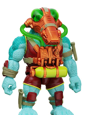 Saurozoic Warriors Javvik Mosa (Underwater Assault Mosasaurus) 1/12 Scale Action Figure Gallery Image 2