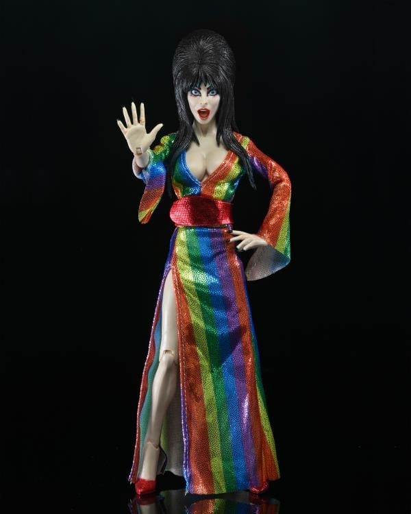 Elvira, Mistress of the Dark Elvira (Over the Rainbow Ver.) Clothed Action Figure Gallery Image 8