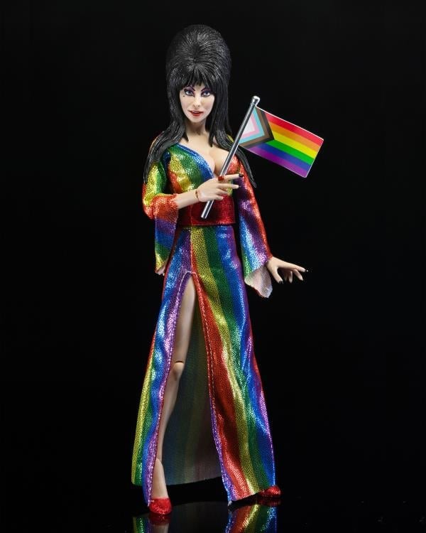Elvira, Mistress of the Dark Elvira (Over the Rainbow Ver.) Clothed Action Figure Gallery Image 9