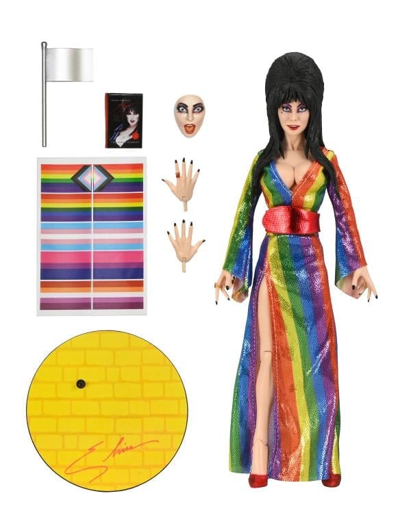Elvira, Mistress of the Dark Elvira (Over the Rainbow Ver.) Clothed Action Figure Gallery Image 11