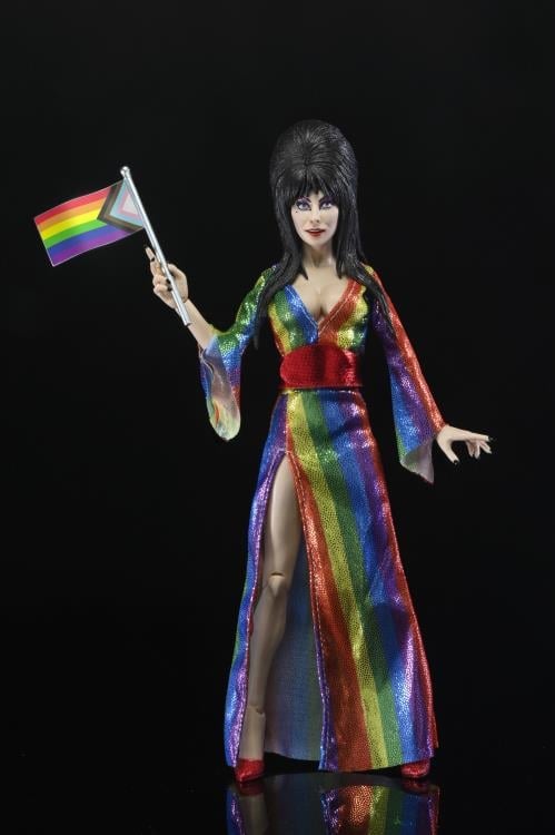Elvira, Mistress of the Dark Elvira (Over the Rainbow Ver.) Clothed Action Figure Gallery Image 10