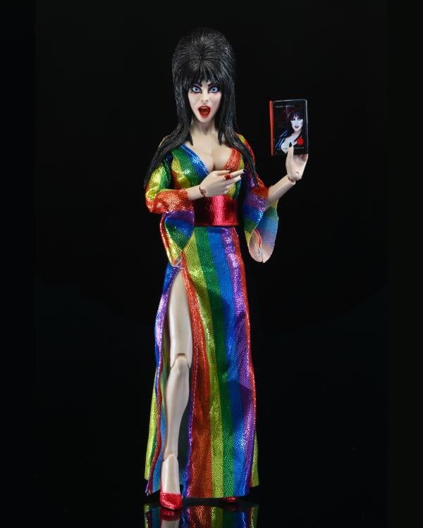 Elvira, Mistress of the Dark Elvira (Over the Rainbow Ver.) Clothed Action Figure Gallery Image 5