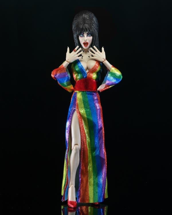 Elvira, Mistress of the Dark Elvira (Over the Rainbow Ver.) Clothed Action Figure Gallery Image 3