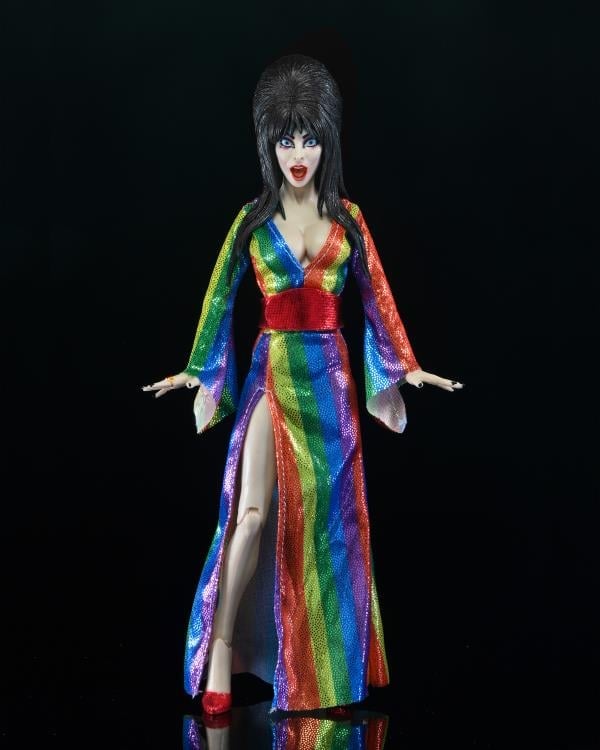 Elvira, Mistress of the Dark Elvira (Over the Rainbow Ver.) Clothed Action Figure Gallery Image 4