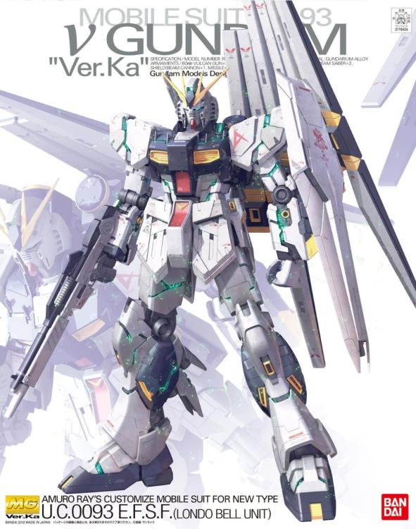 Mobile Suit Gundam: Char's Counterattack MG Nu Gundam (Ver. Ka) 1