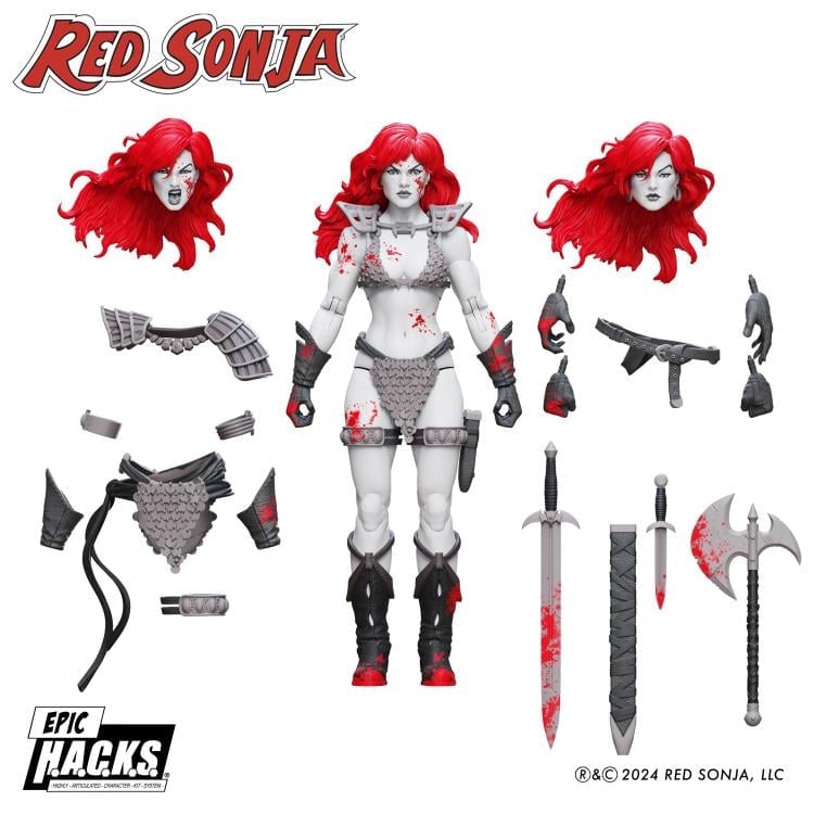 Red Sonja Epic H.A.C.K.S. Red Sonja (Black, White & Red) PX