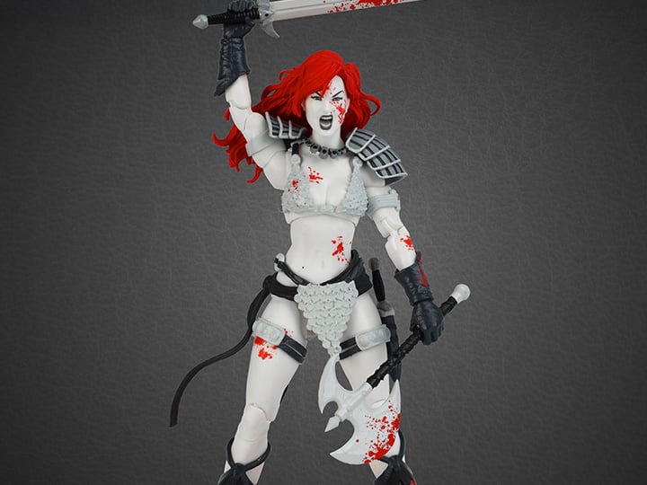 Red Sonja Epic H.A.C.K.S. Red Sonja (Black, White & Red) PX Previews Exclusive 1/12 Scale Action Figure Gallery Image 1