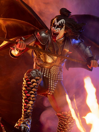 KISS The Demon (Destroyer Era) 1/4 Scale Limited Edition Statue Gallery Image 2
